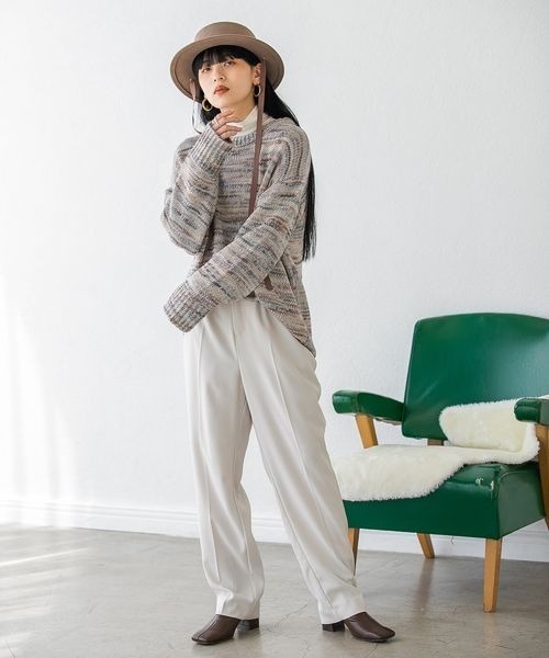 JEANASIS（ジーナシス）の「フェルトカンカンハット/171202（ハット・レディース・ブラック/ライトブラウン・FREE）」の14枚目の写真