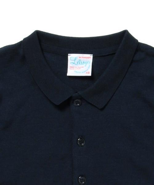 Demi-Luxe BEAMS（デミルクス ビームス）の「Letroyes / "YANN UNI" ポロシャツ（ポロシャツ・レディース・オフホワイト/ピンク/グリーン系その他/インディゴブルー・SMALL/X-SMALL）」の10枚目の写真