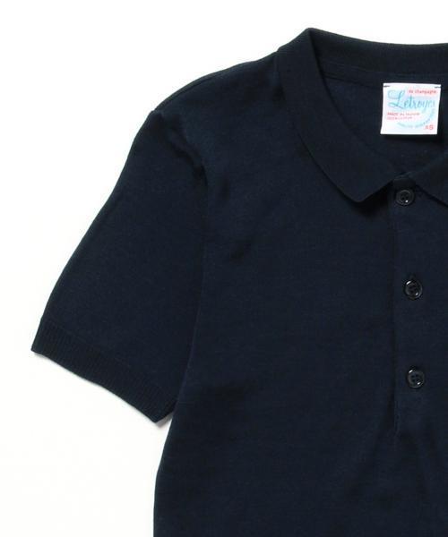 Demi-Luxe BEAMS（デミルクス ビームス）の「Letroyes / "YANN UNI" ポロシャツ（ポロシャツ・レディース・オフホワイト/ピンク/グリーン系その他/インディゴブルー・SMALL/X-SMALL）」の7枚目の写真