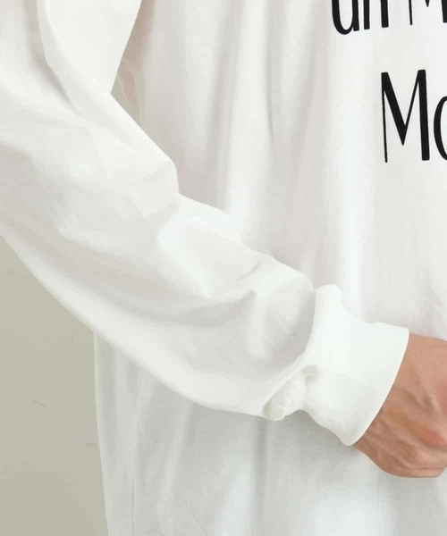 a.v.v(アーヴェヴェ)の「【S-XXL】三段ロゴプリントビッグシルエットカットソー(Tシャツ/カットソー・メンズ・ホワイト・48/46/52/50/44)」の12枚目の写真
