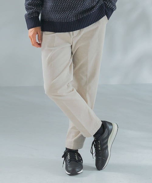 URBAN RESEARCH ROSSO MEN(アーバンリサーチロッソメン)の「『一部WEB限定カラー』『UR TECH』コーデュロイテーパードパンツ(その他パンツ・メンズ・ブラック/ブラウン/アイボリー・MEDIUM/LARGE/X-LARGE)」の2枚目の写真