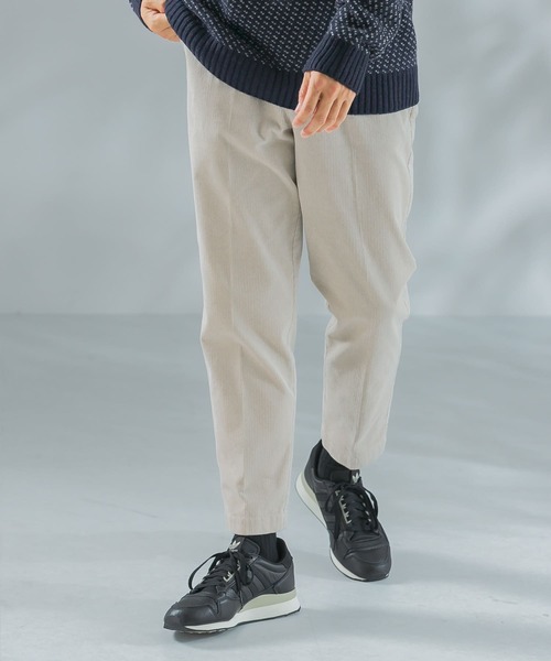 URBAN RESEARCH ROSSO MEN(アーバンリサーチロッソメン)の「『一部WEB限定カラー』『UR TECH』コーデュロイテーパードパンツ(その他パンツ・メンズ・ブラック/ブラウン/アイボリー・MEDIUM/LARGE/X-LARGE)」の9枚目の写真