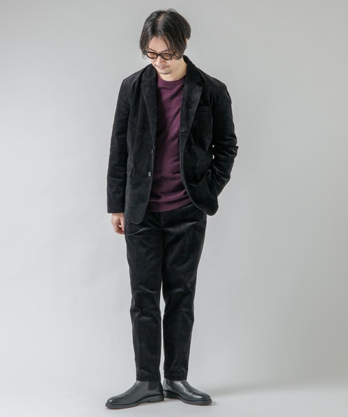 URBAN RESEARCH ROSSO MEN(アーバンリサーチロッソメン)の「『一部WEB限定カラー』『UR TECH』コーデュロイテーパードパンツ(その他パンツ・メンズ・ブラック/ブラウン/アイボリー・MEDIUM/LARGE/X-LARGE)」の11枚目の写真