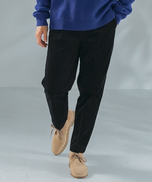 URBAN RESEARCH ROSSO MEN(アーバンリサーチロッソメン)の「『一部WEB限定カラー』『UR TECH』コーデュロイテーパードパンツ(その他パンツ・メンズ・ブラック/ブラウン/アイボリー・MEDIUM/LARGE/X-LARGE)」の6枚目の写真