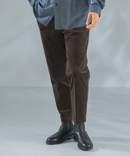URBAN RESEARCH ROSSO MEN(アーバンリサーチロッソメン)の「『一部WEB限定カラー』『UR TECH』コーデュロイテーパードパンツ(その他パンツ・メンズ・ブラック/ブラウン/アイボリー・MEDIUM/LARGE/X-LARGE)」の18枚目の写真