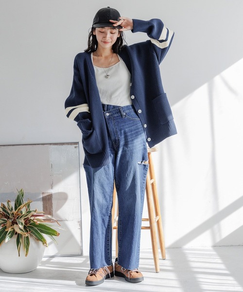 LOWRYS FARM - LOWRYS FARM  スポンディッシュＶカーデロングスリーブ LOWRYS FARM（ローリーズファーム）の「スポンディッシュV