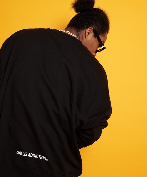GALLIS ADDICTION(ガリスアディクション)の「GA FRONT-LOGO CREW(Tシャツ/カットソー・メンズ・ブラック/ライトホワイト/ブラウン・M/L)」の19枚目の写真