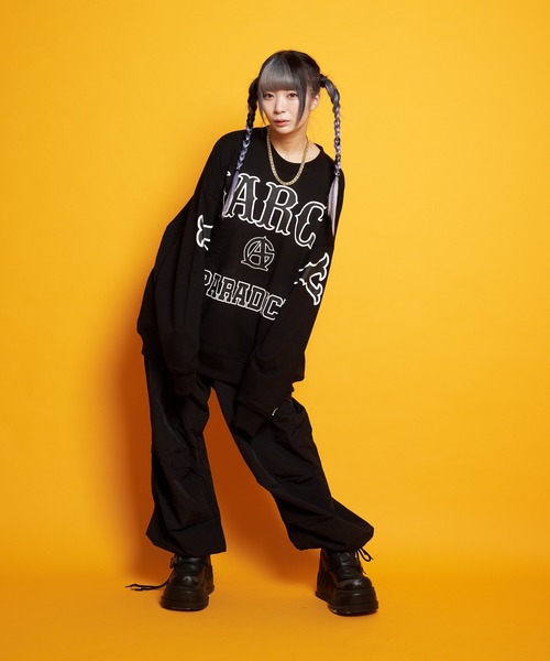GALLIS ADDICTION(ガリスアディクション)の「GA FRONT-LOGO CREW(Tシャツ/カットソー・メンズ・ブラック/ライトホワイト/ブラウン・M/L)」の12枚目の写真