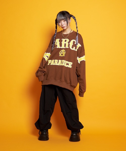 GALLIS ADDICTION(ガリスアディクション)の「GA FRONT-LOGO CREW(Tシャツ/カットソー・メンズ・ブラック/ライトホワイト/ブラウン・M/L)」の5枚目の写真