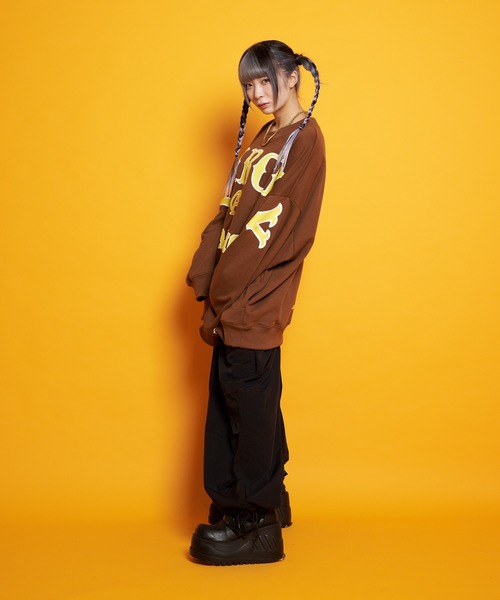 GALLIS ADDICTION(ガリスアディクション)の「GA FRONT-LOGO CREW(Tシャツ/カットソー・メンズ・ブラック/ライトホワイト/ブラウン・M/L)」の22枚目の写真