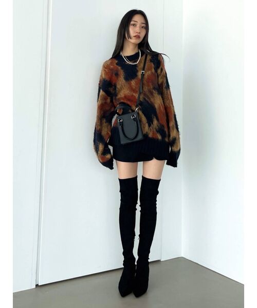 EMODA（エモダ）の「ルーズオーバーニット（ニット/セーター・レディース・ブラック/ピンク/その他/その他1・FREE）」の19枚目の写真