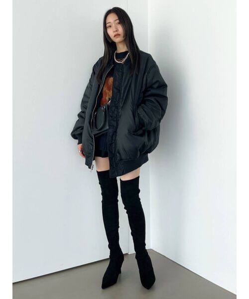 EMODA（エモダ）の「ルーズオーバーニット（ニット/セーター・レディース・ブラック/ピンク/その他/その他1・FREE）」の6枚目の写真