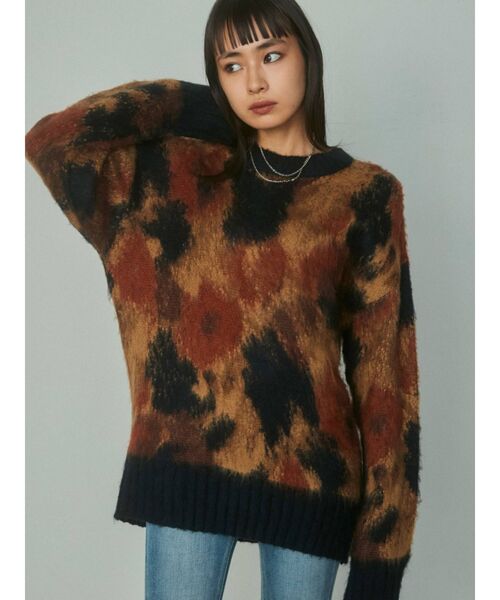 EMODA（エモダ）の「ルーズオーバーニット（ニット/セーター・レディース・ブラック/ピンク/その他/その他1・FREE）」の10枚目の写真