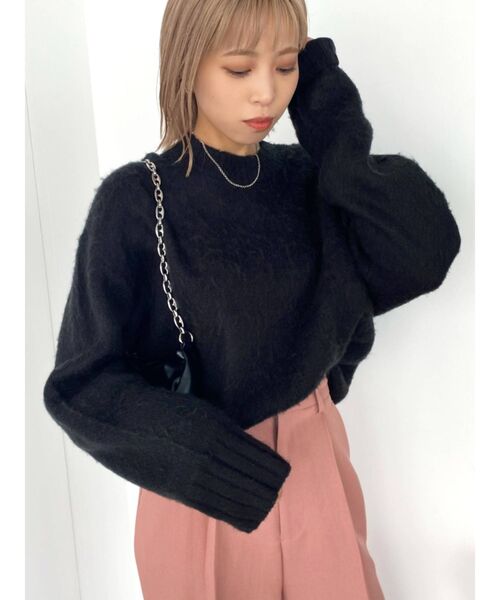 EMODA（エモダ）の「ルーズオーバーニット（ニット/セーター・レディース・ブラック/ピンク/その他/その他1・FREE）」の17枚目の写真