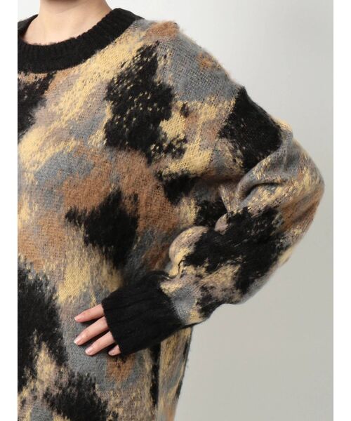 EMODA（エモダ）の「ルーズオーバーニット（ニット/セーター・レディース・ブラック/ピンク/その他/その他1・FREE）」の12枚目の写真