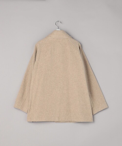 FREAK'S STORE（フリークスストア）の「【WEB限定】ORCIVAL/オーシバル　LIGHT MOSSA MIDDLE COAT/ウールライトモッサミドルコート（ダッフルコート・レディース・チャコールグレー/ナチュラル/ベージュ/ネイビー・2）」の5枚目の写真