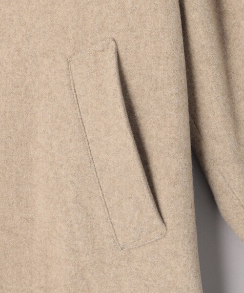 FREAK'S STORE（フリークスストア）の「【WEB限定】ORCIVAL/オーシバル　LIGHT MOSSA MIDDLE COAT/ウールライトモッサミドルコート（ダッフルコート・レディース・チャコールグレー/ナチュラル/ベージュ/ネイビー・2）」の7枚目の写真