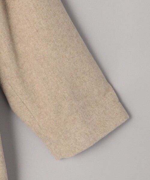 FREAK'S STORE（フリークスストア）の「【WEB限定】ORCIVAL/オーシバル　LIGHT MOSSA MIDDLE COAT/ウールライトモッサミドルコート（ダッフルコート・レディース・チャコールグレー/ナチュラル/ベージュ/ネイビー・2）」の8枚目の写真