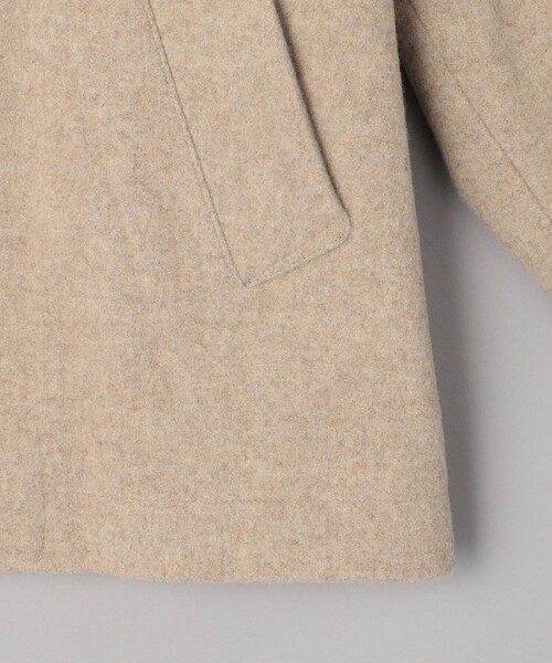 FREAK'S STORE（フリークスストア）の「【WEB限定】ORCIVAL/オーシバル　LIGHT MOSSA MIDDLE COAT/ウールライトモッサミドルコート（ダッフルコート・レディース・チャコールグレー/ナチュラル/ベージュ/ネイビー・2）」の9枚目の写真