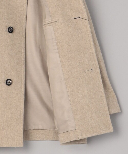 FREAK'S STORE（フリークスストア）の「【WEB限定】ORCIVAL/オーシバル　LIGHT MOSSA MIDDLE COAT/ウールライトモッサミドルコート（ダッフルコート・レディース・チャコールグレー/ナチュラル/ベージュ/ネイビー・2）」の11枚目の写真