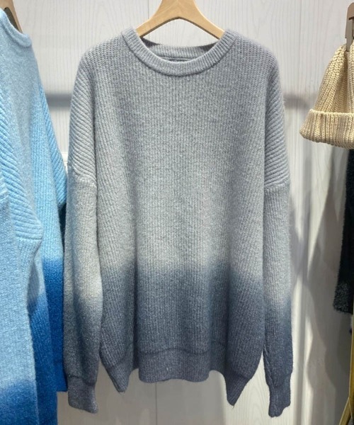 Dalfwin(ダールフィン)の「グラデーションビッグニットプルオーバー(ニット/セーター・レディース・ピンク/グリーン/グレー/ブルー・FREE)」の21枚目の写真
