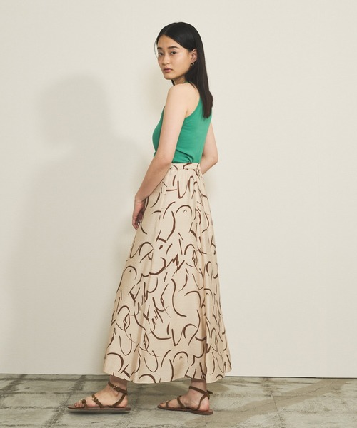 audrey and john wad（オードリーアンドジョンワッド）の「強撚フライスヘンリーネックタンクトップ -手洗い可-（タンクトップ・レディース・ライラック/ブラック/ライトグリーン/ホワイト・FREE）」の13枚目の写真