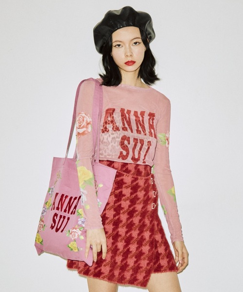 ANNA SUI（アナスイ）の「ANNA SUI jouetie メッシュフィットトップス（Tシャツ/カットソー・レディース・ブラック/ピンク/パープル・M）」の19枚目の写真