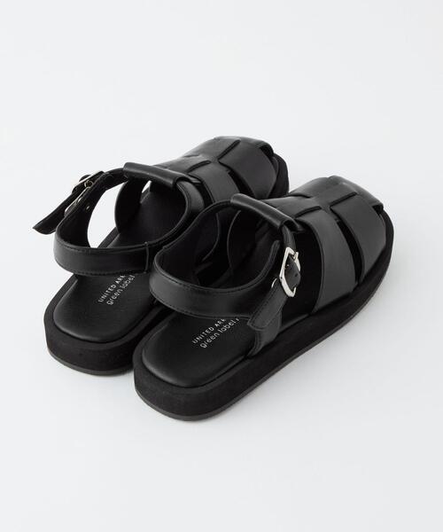 green label relaxing（グリーンレーベルリラクシング）の「◆GLR モノトーン/ グルカ サンダル 17cm-23cm（サンダル・キッズ・オフホワイト/ブラック・21cm/20cm/17cm/23cm/19cm/22cm/18cm）」の7枚目の写真