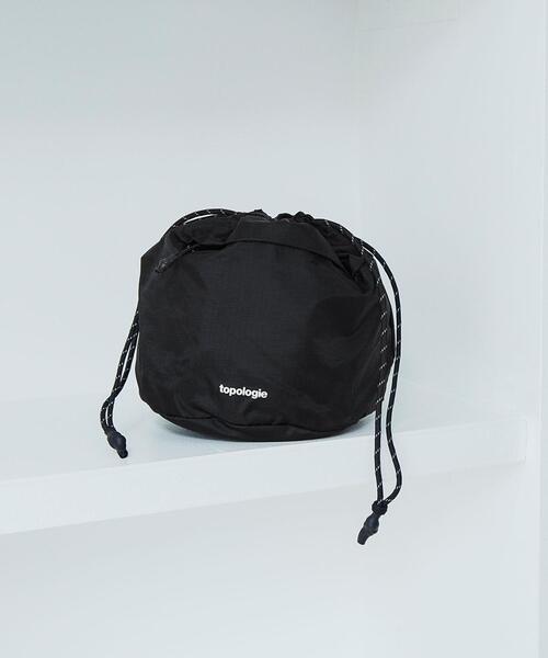 green label relaxing(グリーンレーベルリラクシング)の「<Topologie>リバーシブルバケット 巾着バッグ(ショルダーバッグ・メンズ・ダークグレー/オリーブ/ブラック・FREE)」の6枚目の写真