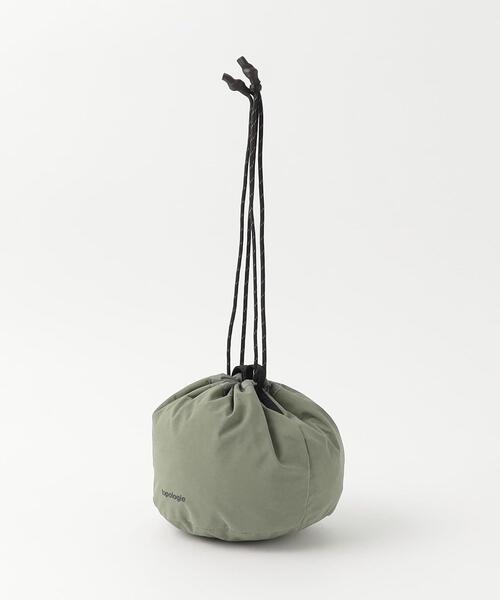 green label relaxing(グリーンレーベルリラクシング)の「<Topologie>リバーシブルバケット 巾着バッグ(ショルダーバッグ・メンズ・ダークグレー/オリーブ/ブラック・FREE)」の20枚目の写真