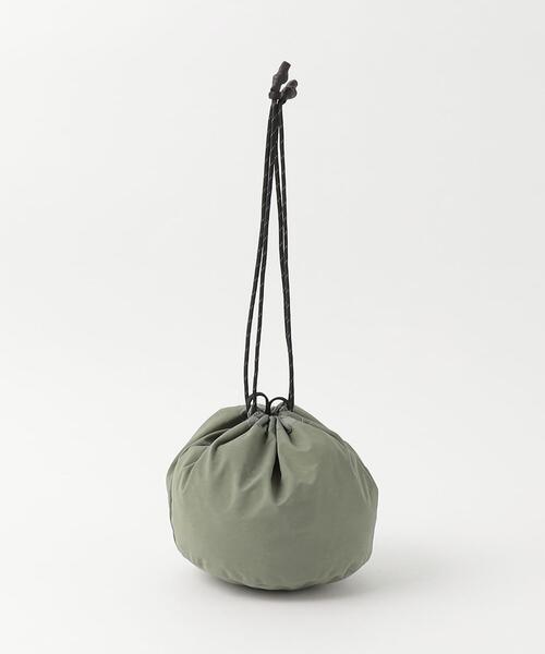 green label relaxing(グリーンレーベルリラクシング)の「<Topologie>リバーシブルバケット 巾着バッグ(ショルダーバッグ・メンズ・ダークグレー/オリーブ/ブラック・FREE)」の21枚目の写真