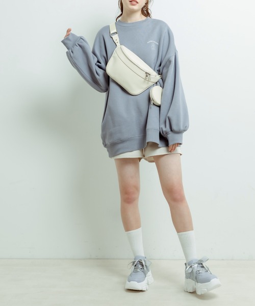 OLIVE des OLIVE（オリーブデオリーブ）の「リボン厚底スニーカー　1031130030（スニーカー・レディース・ピンク/サックスブルー・SMALL/MEDIUM/LARGE）」の3枚目の写真