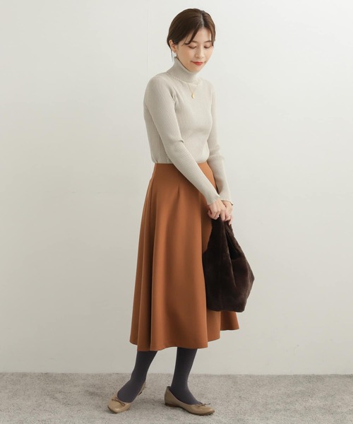 URBAN RESEARCH DOORS（アーバンリサーチドアーズ）の「ミディフレアスカート（スカート・レディース・ブラック/ブラウン/オリーブ・MEDIUM）」の21枚目の写真