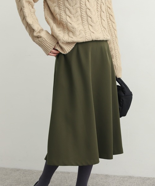 URBAN RESEARCH DOORS（アーバンリサーチドアーズ）の「ミディフレアスカート（スカート・レディース・ブラック/ブラウン/オリーブ・MEDIUM）」の6枚目の写真