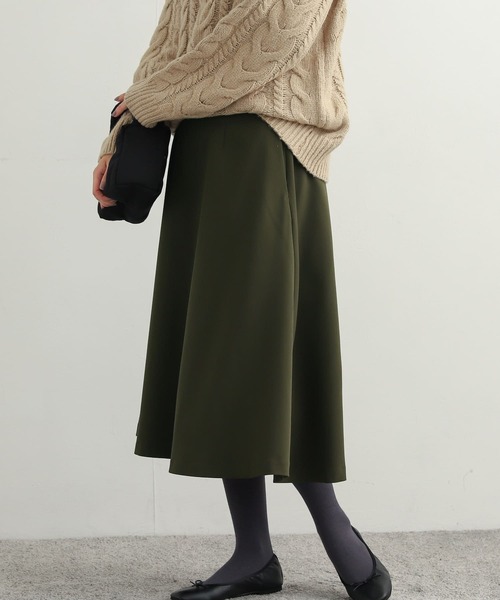 URBAN RESEARCH DOORS（アーバンリサーチドアーズ）の「ミディフレアスカート（スカート・レディース・ブラック/ブラウン/オリーブ・MEDIUM）」の14枚目の写真