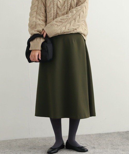 URBAN RESEARCH DOORS（アーバンリサーチドアーズ）の「ミディフレアスカート（スカート・レディース・ブラック/ブラウン/オリーブ・MEDIUM）」の18枚目の写真