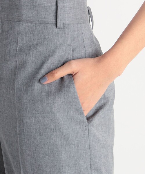 EDITION（エディション）の「ウール ホライゾンツイルスラックス（その他パンツ・レディース・グレー/ブラック・36/34）」の9枚目の写真