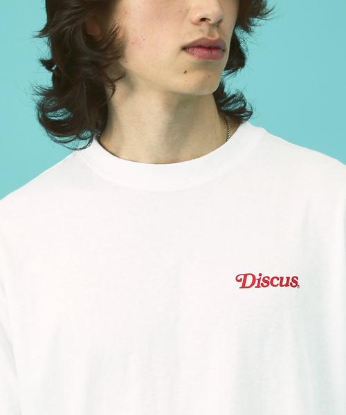 DISCUS ATHLETIC(ディスカス アスレチック)の「【DISCUS/ディスカス】バックプリントTシャツ/ワンポイントTシャツ(Tシャツ/カットソー・メンズ・ホワイト/ネイビー・M/L/XL)」の8枚目の写真