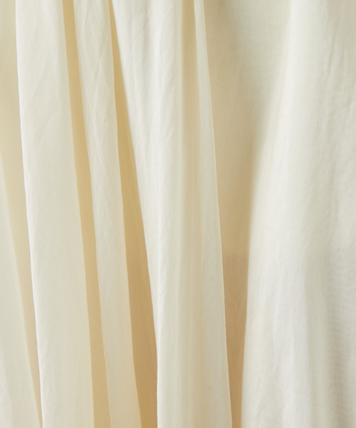 Whim Gazette（ウィムガゼット）の「シルクローンスカート（スカート・レディース・ライトベージュ/ベビーピンク/カーキ/ブルー・FREE）」の15枚目の写真