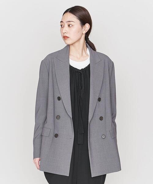 ＜ASTRAET＞PE/W ドビー ピークドラペル 6ボタン ジャケット ASTRAET（アストラット）の「＜ASTRAET＞PE/W 6ボタン ピークドラペル