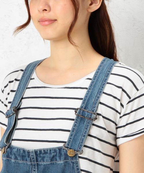 Lee（リー）の「Lee（リー）TRAPERED オーバーオール（サロペット/オーバーオール・レディース・ホワイト/コバルトブルー・SMALL/MEDIUM）」の7枚目の写真