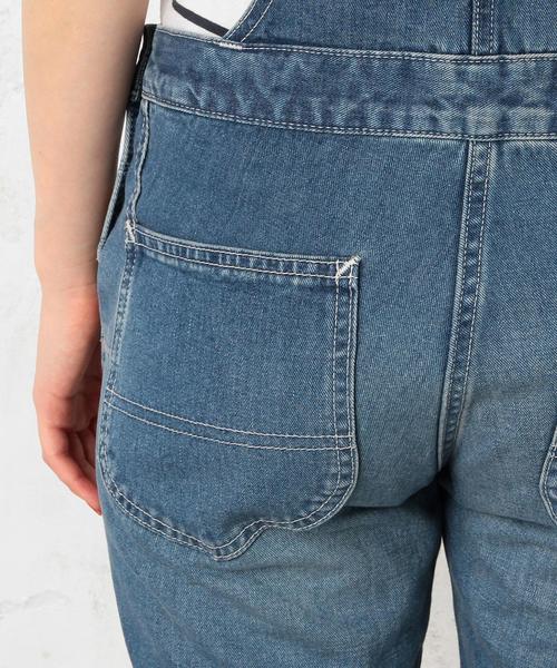 Lee（リー）の「Lee（リー）TRAPERED オーバーオール（サロペット/オーバーオール・レディース・ホワイト/コバルトブルー・SMALL/MEDIUM）」の9枚目の写真