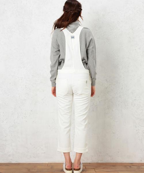 Lee（リー）の「Lee（リー）TRAPERED オーバーオール（サロペット/オーバーオール・レディース・ホワイト/コバルトブルー・SMALL/MEDIUM）」の13枚目の写真