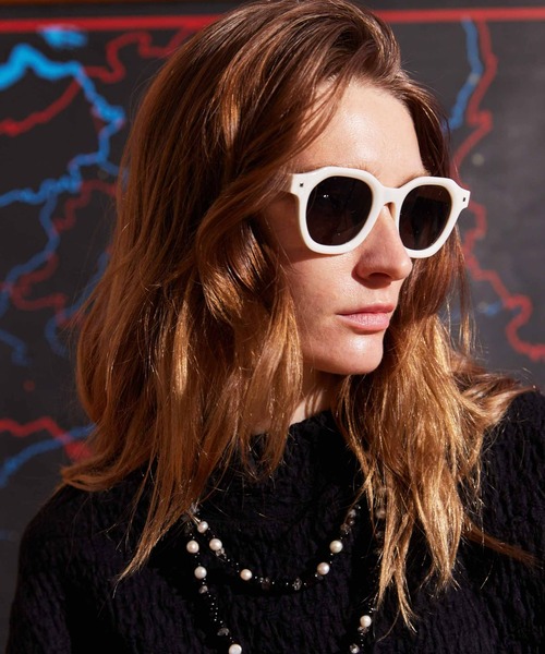 MAISON SPECIAL（メゾンスペシャル）の「【WEB限定】《ユニセックスアイテム》コンビレンズボストンサングラス【MAISON SPECIAL/メゾンスペシャル】（サングラス・メンズ・レッド/ブラウン/イエロー/ホワイト/ブラック/ライトグレー・FREE）」の9枚目の写真