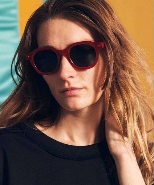 MAISON SPECIAL（メゾンスペシャル）の「【WEB限定】《ユニセックスアイテム》コンビレンズボストンサングラス【MAISON SPECIAL/メゾンスペシャル】（サングラス・メンズ・レッド/ブラウン/イエロー/ホワイト/ブラック/ライトグレー・FREE）」の20枚目の写真