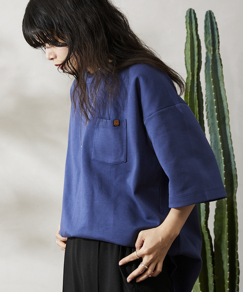 UNIVERSAL OVERALL（ユニバーサルオーバーオール）の「【UNIVERSAL OVERALL / ユニバーサルオーバーオール】別注ポケットTee（Tシャツ/カットソー・メンズ・ホワイト/チャコールグレー/ブラック/ブルー/グリーン・SMALL/MEDIUM/LARGE）」の5枚目の写真