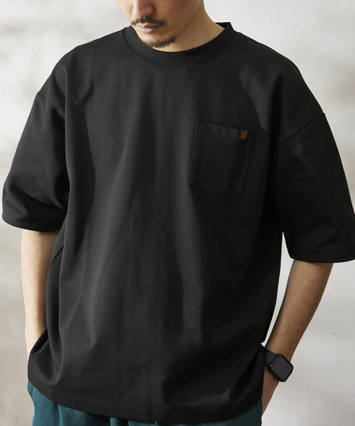 UNIVERSAL OVERALL（ユニバーサルオーバーオール）の「【UNIVERSAL OVERALL / ユニバーサルオーバーオール】別注ポケットTee（Tシャツ/カットソー・メンズ・ホワイト/チャコールグレー/ブラック/ブルー/グリーン・SMALL/MEDIUM/LARGE）」の12枚目の写真