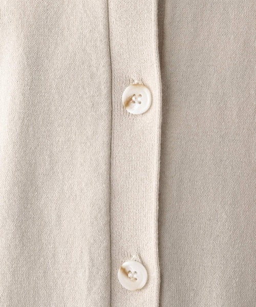 LEPSIM(レプシィム)の「12ゲージ洗えるクルーカーディガン 185800(ニット/セーター・レディース・オレンジ/ネイビー/グレイッシュベージュ・FREE)」の11枚目の写真