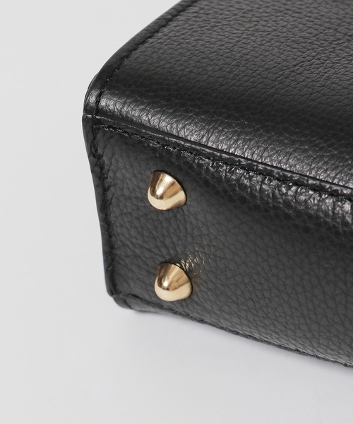 maison-vincent（メゾンヴァンサン）の「Maison Vincent/メゾン ヴァンサン レザーバッグ（ハンドバッグ・レディース・ピンク/アイボリー/ブラック/ブラウン/レモンイエロー・FREE）」の6枚目の写真