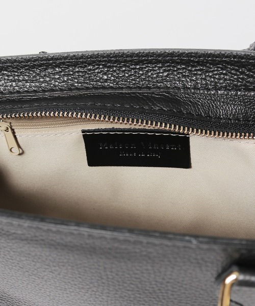 maison-vincent（メゾンヴァンサン）の「Maison Vincent/メゾン ヴァンサン レザーバッグ（ハンドバッグ・レディース・ピンク/アイボリー/ブラック/ブラウン/レモンイエロー・FREE）」の21枚目の写真